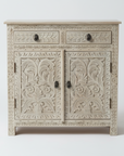 Adah Indian Carved Cabinet