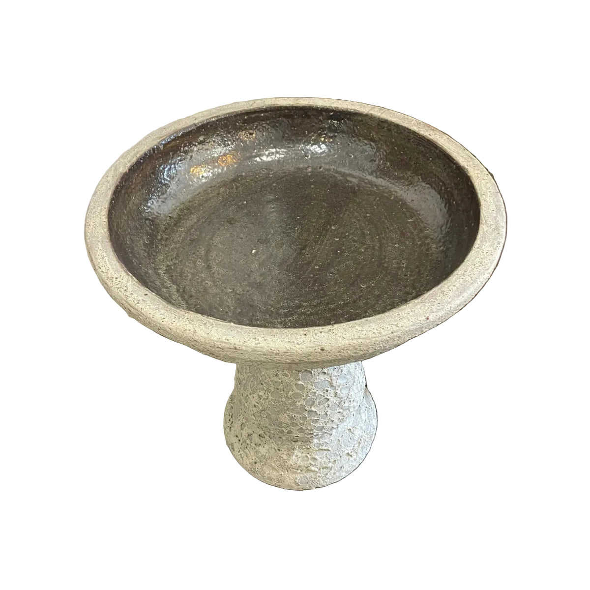 Ancient Bird Bath Glazed Seal