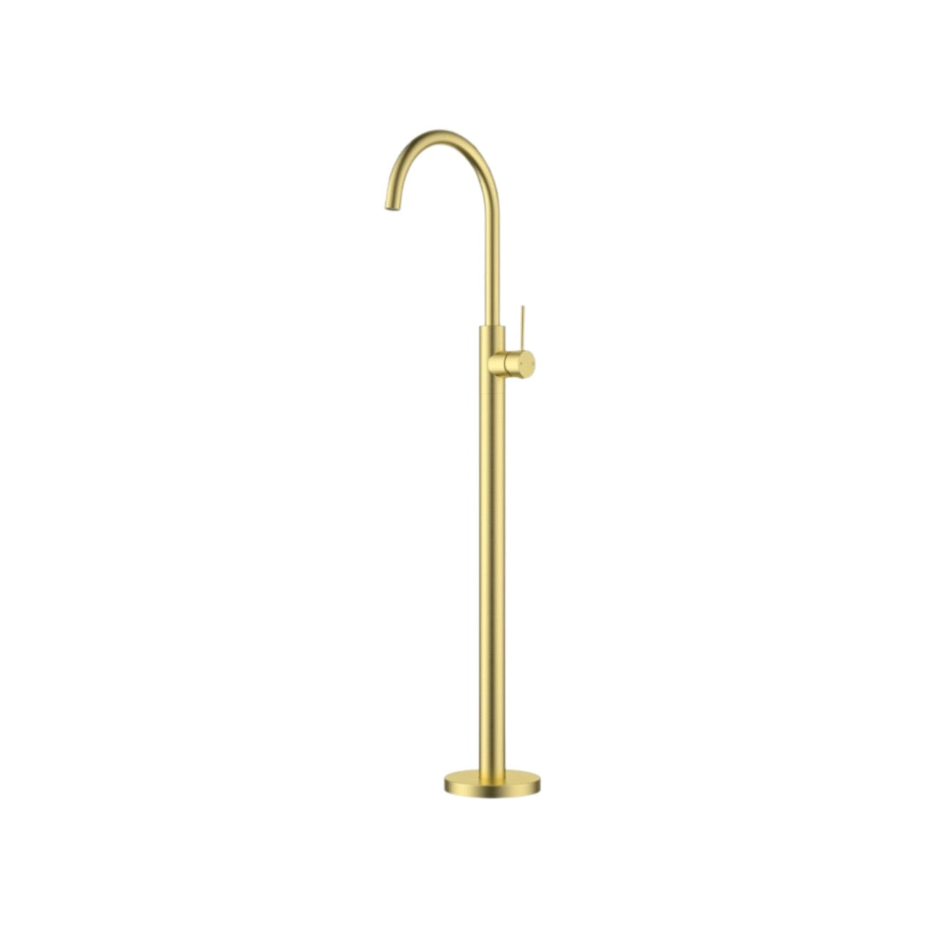 Otus Slimline Bath Filler Floor Mixer - Brushed Gold | Pre Order