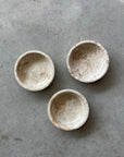 Beige Marble Stone Round Dish 9cm Dia