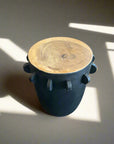 Black Suar Timber Side Table
