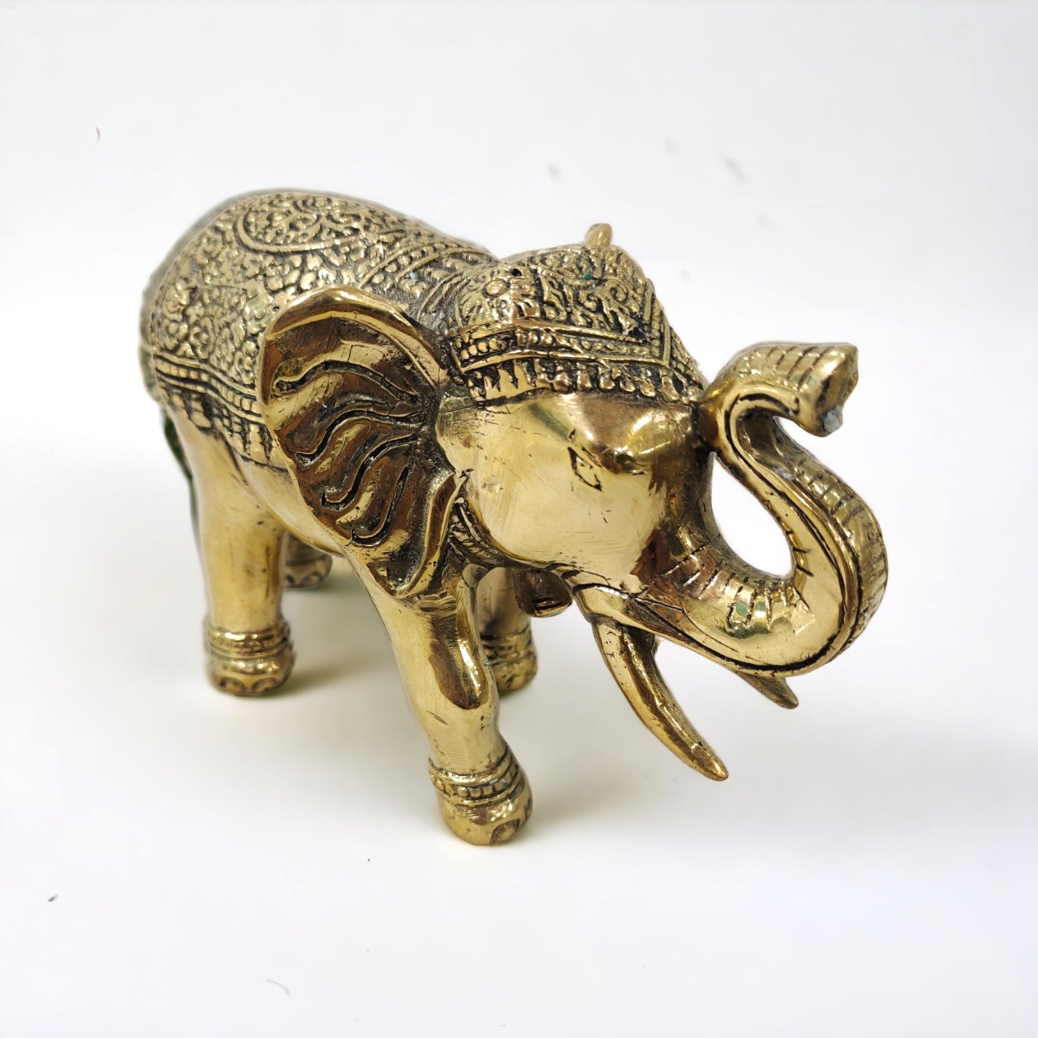 Brass Elephant 15cm