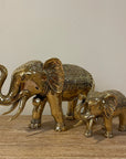 Brass Elephant 15cm