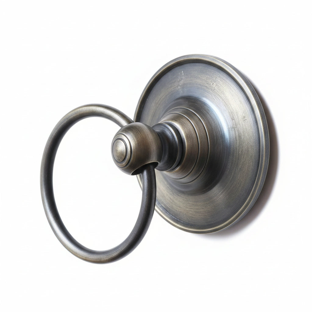 Brass Round Ring Handle 8cm