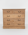 Byron Chest of 5 Timber Drawers