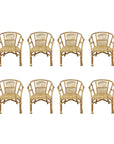 Byron Rattan Chair - Set of 8