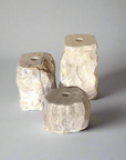 Large Natural Onyx Stone Candle Holder