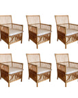 Cove Rattan Chair - Set of 6