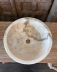 Round Onyx Stone Basin 