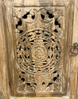 Eden White Wash Carved Teak Sideboard - 180cm Length