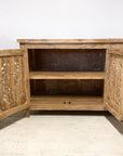 Eden White Wash Carved Teak Sideboard - 180cm Length