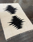 Esther Cotton Rug 200cm x 130cm - Black