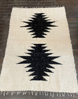 Esther Cotton Rug 200cm x 130cm - Black