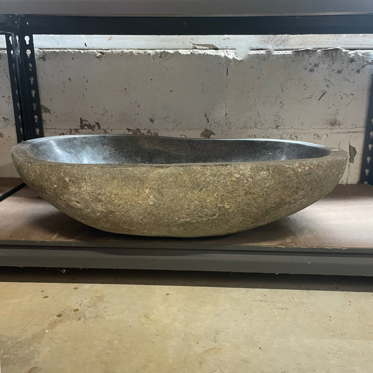 Extra Large River Stone Basin 68 - 65 x 43 x 15cm