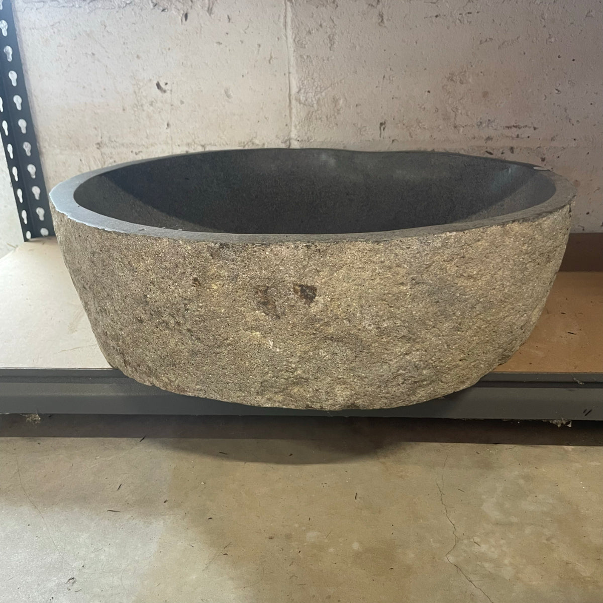 Extra Large River Stone Basin 69 - 50 x 40 x 15cm