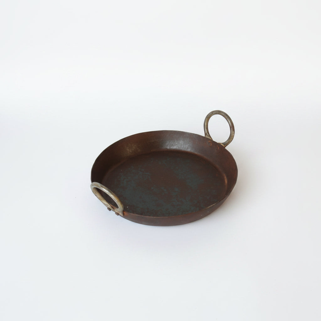 Extra Small Indian Iron Flat Kadai Trays
