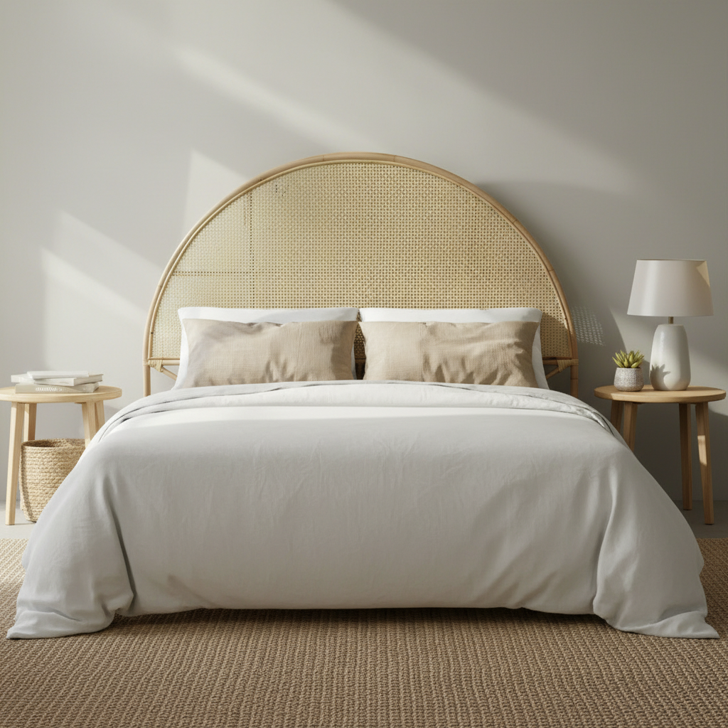 Flores Arch Rattan Bedhead | Assorted Sizes