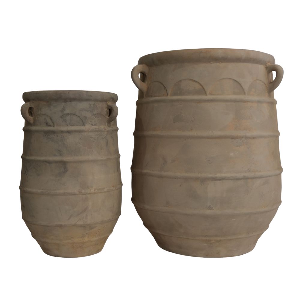 Antique Terracotta Apollo Urn Pots - Assorted Sizes | Pre Order 1-2 Weeks