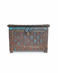 Antique Detailed Indian Pitara Box/ Trunk 