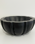 Grand Black Petal Timber Bowl