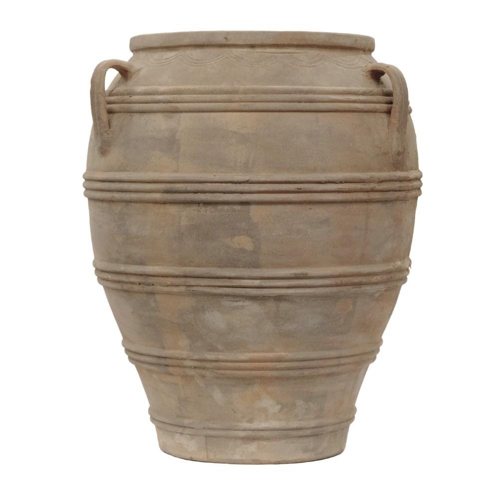 Antique Terracotta Pithari Urn - 59x75cm