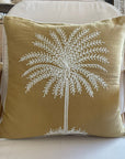 Golden Paradise Palm Cushion 50x50cm