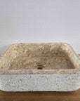 Hammered Marble Stone Basin 04 - Pre Order
