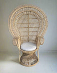 Royal Peacock Rattan Chair