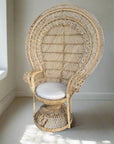 Royal Peacock Rattan Chair