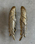 Angel Wing Brass Door Handle