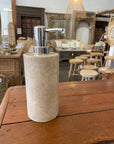 Beige Marble Stone Soap Dispenser