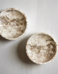 Beige Marble Stone Round Dish 12cm Dia