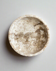 Beige Marble Stone Round Dish 12cm Dia