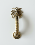 Brass Palm Door Handle 27cm