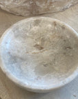 Marble Stone Soap Dish 12cm Dia - Beige