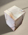 White Onyx Side Table