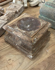 Indian Pillar Base Candle Stand 01