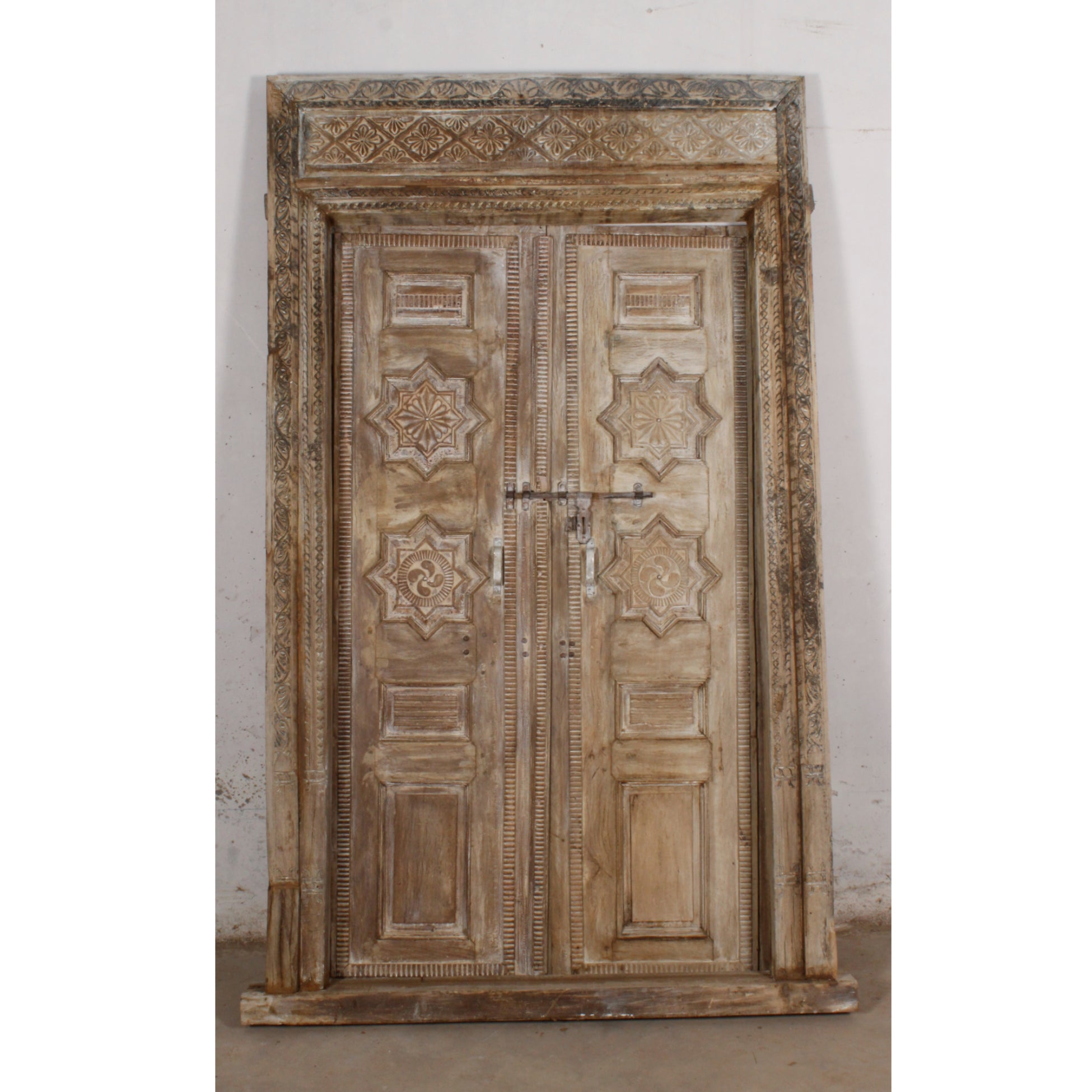 Indian Rajasthani Antique Framed Door 03 - 138 x 235cm | Pre Order