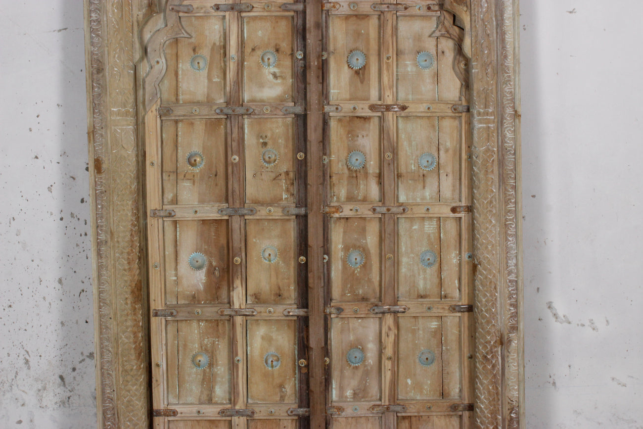 Indian Rajasthani Antique Framed Door 05 - 142 x 256cm | Pre Order
