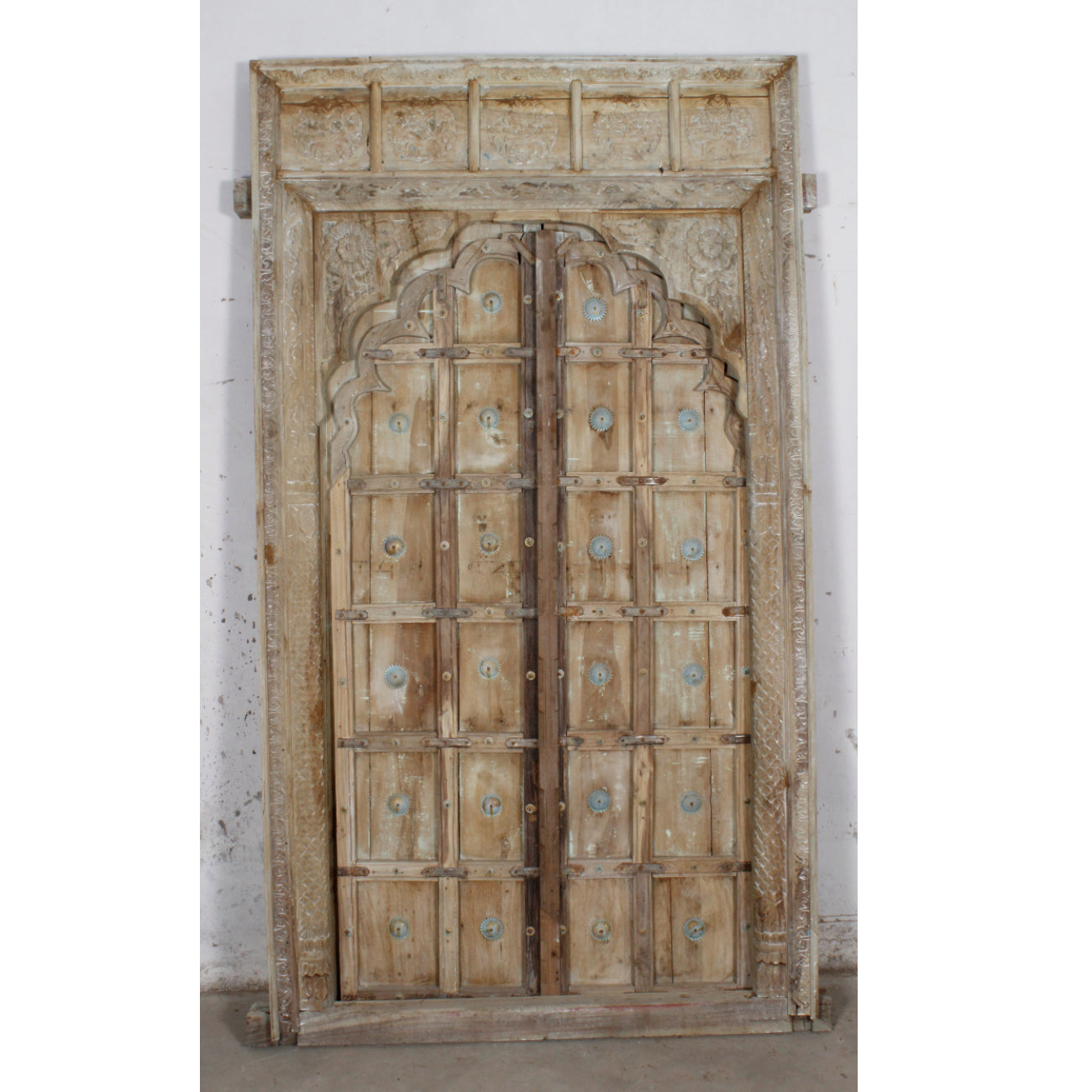 Indian Rajasthani Antique Framed Door 05 - 142 x 256cm | Pre Order