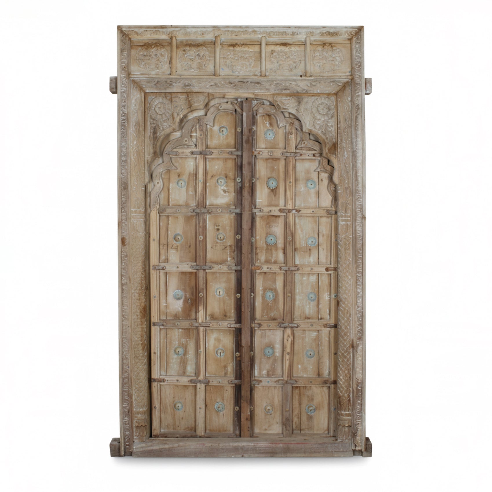 Indian Rajasthani Antique Framed Door 05 - 142 x 256cm | Pre Order