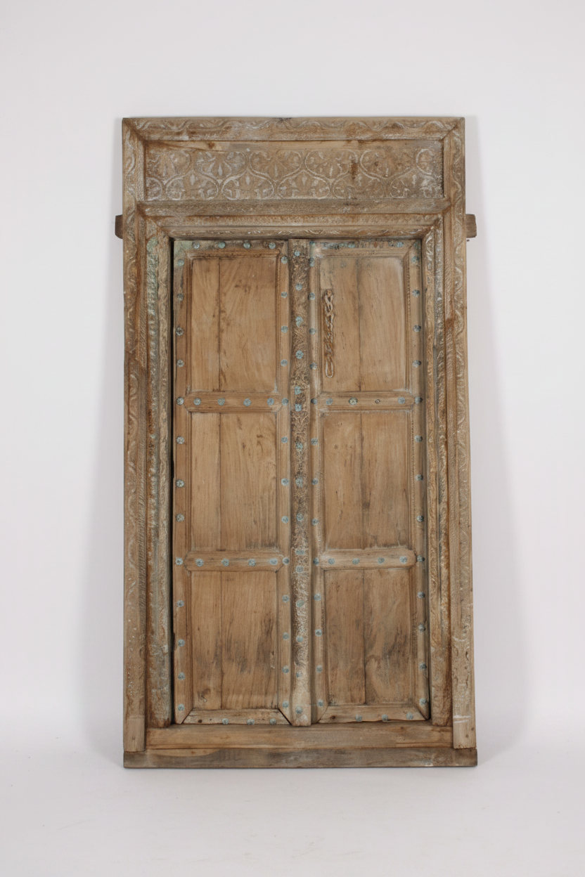 Indian Rajasthani Antique Framed Door 07 - 121 x 228cm | Pre Order