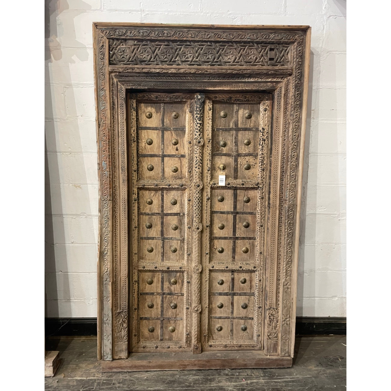 Indian Rajasthani Antique Framed Door 