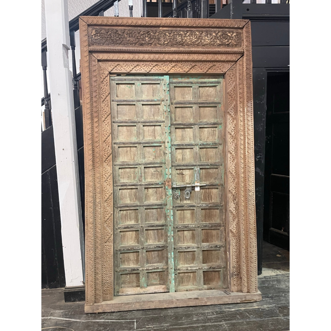 Indian Rajasthani Antique Framed Door 