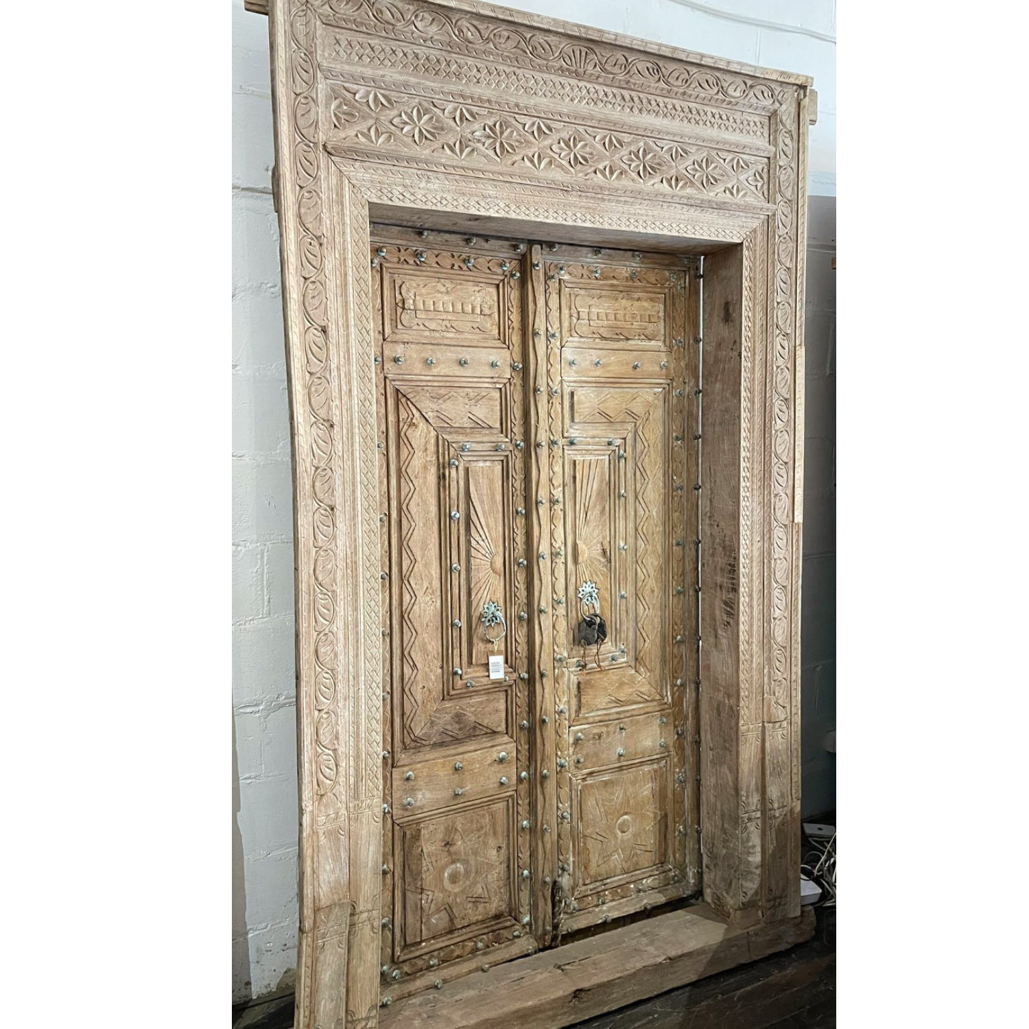 Indian Rajasthani Antique Framed Door 