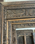 Indian Rajasthani Antique Framed Door 