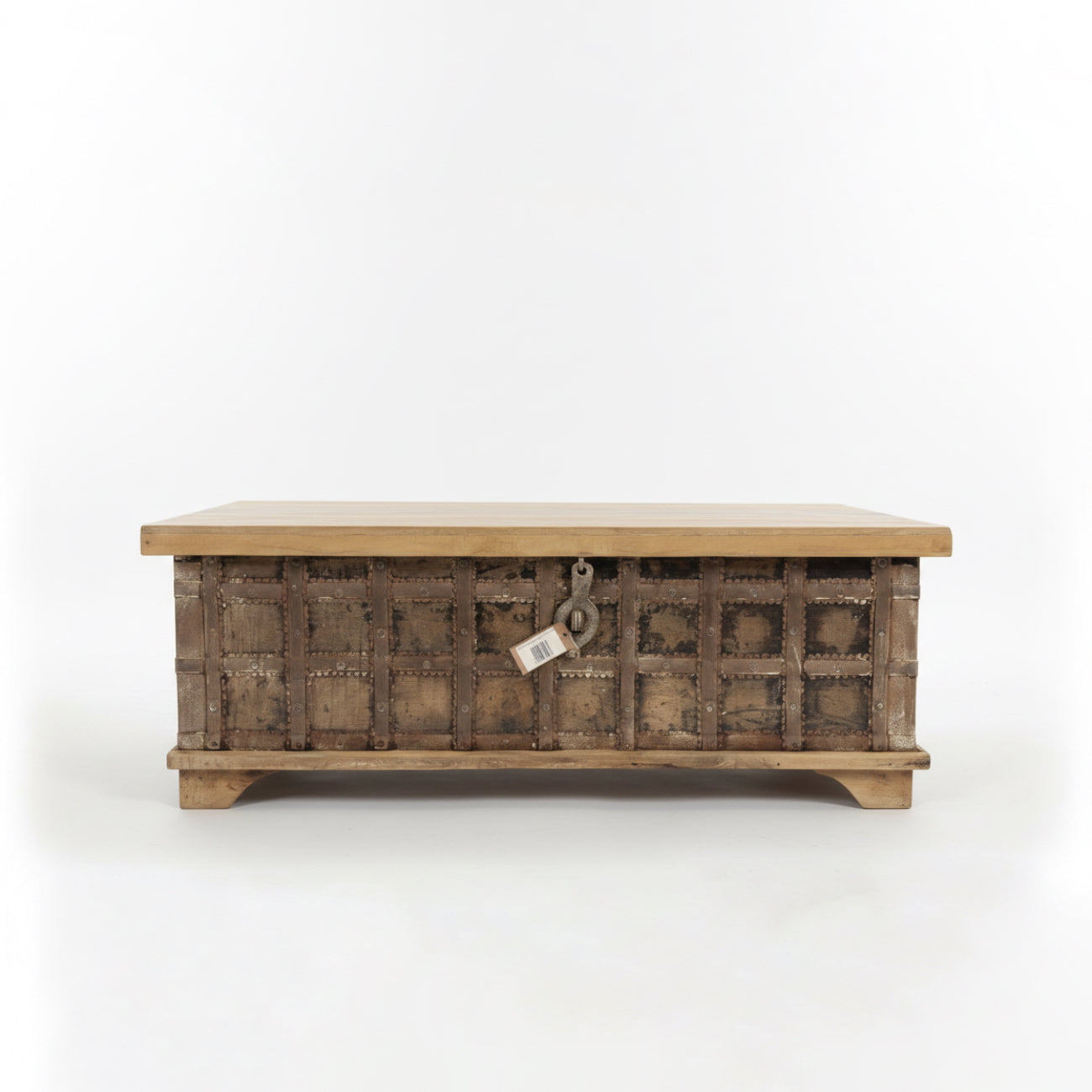 Indian Timber + Metal Dowry Chest 06