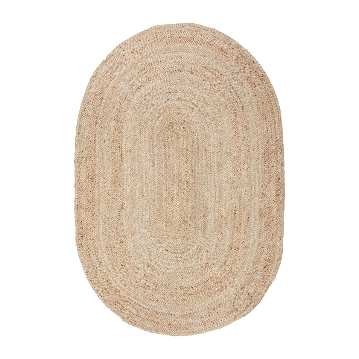 Braided Oval Jute Rug 150x240cm