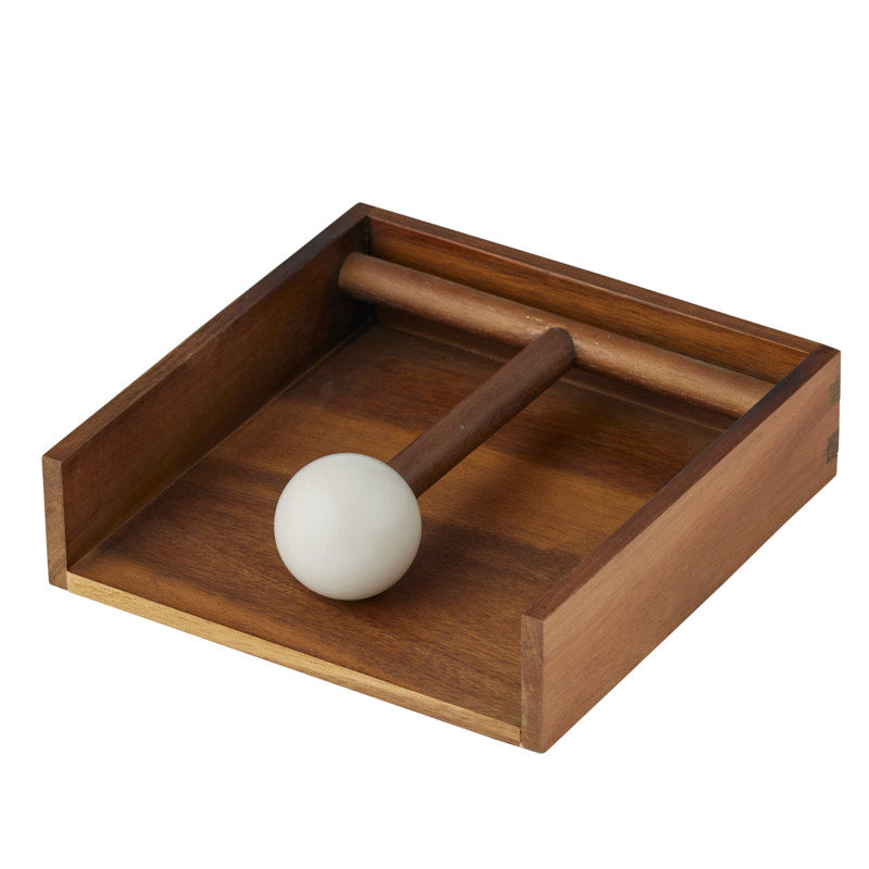 Axis Wood Napkin Holder 19x5cm Ivory