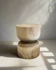 Kayu Round Trembesi Stool